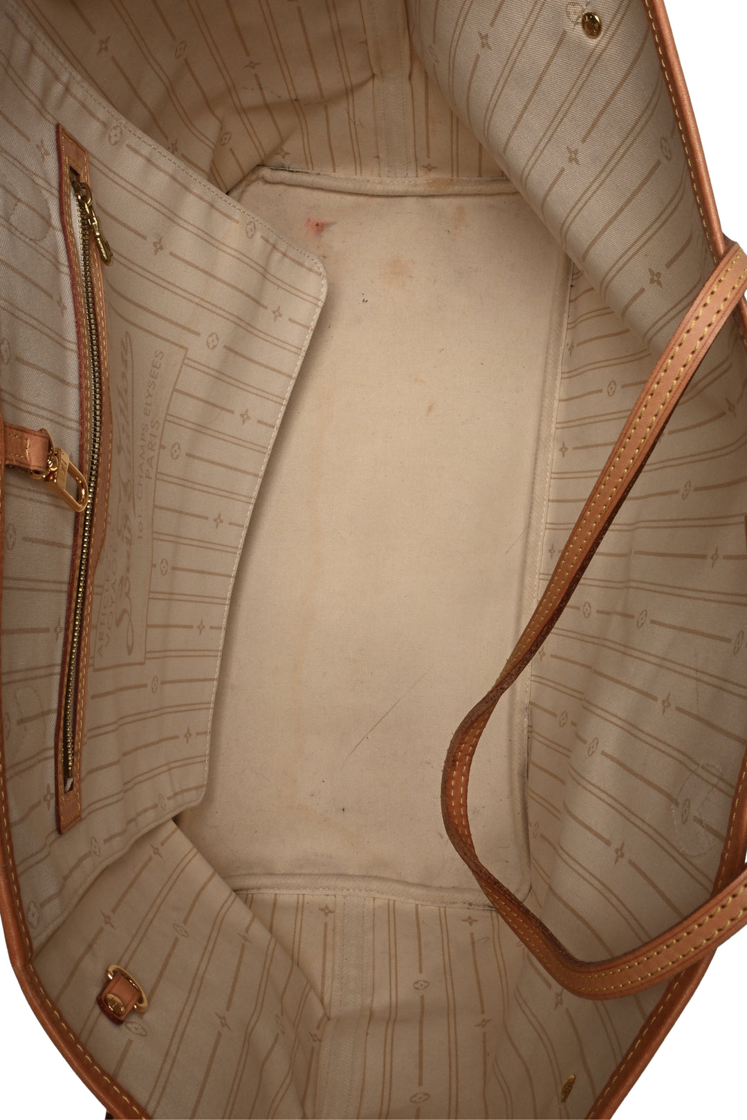 Louis Vuitton 2011 Damier Azur Neverfull GM Tote