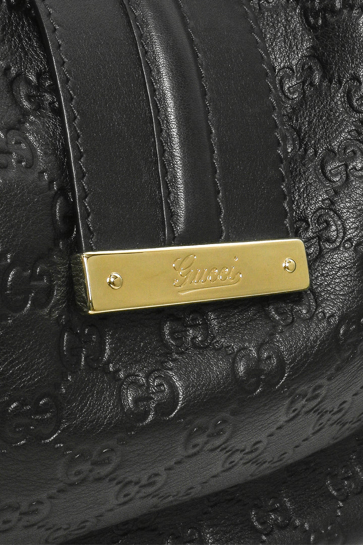 Gucci Guccissima Large New Ladies Web Hobo Bag