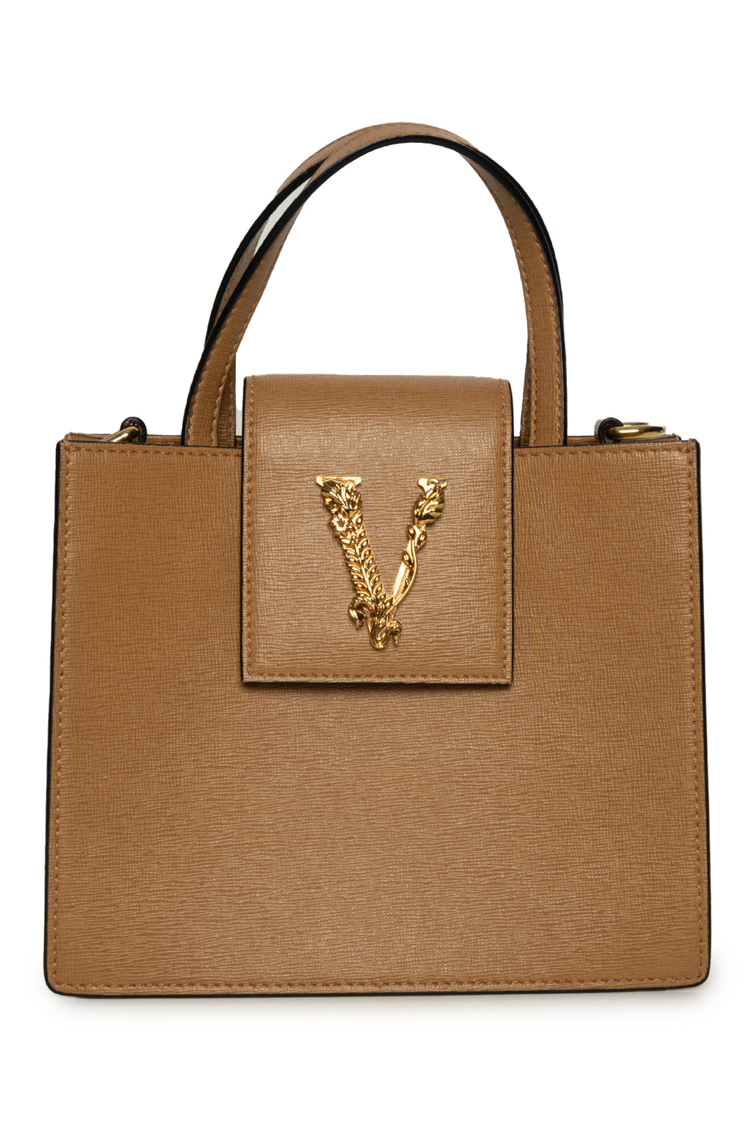 Versace Saffiano Leather Virtus Tote