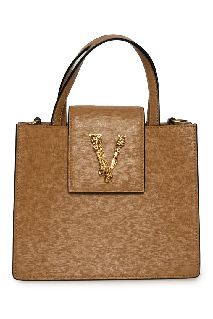 Versace Saffiano Leather Virtus Tote