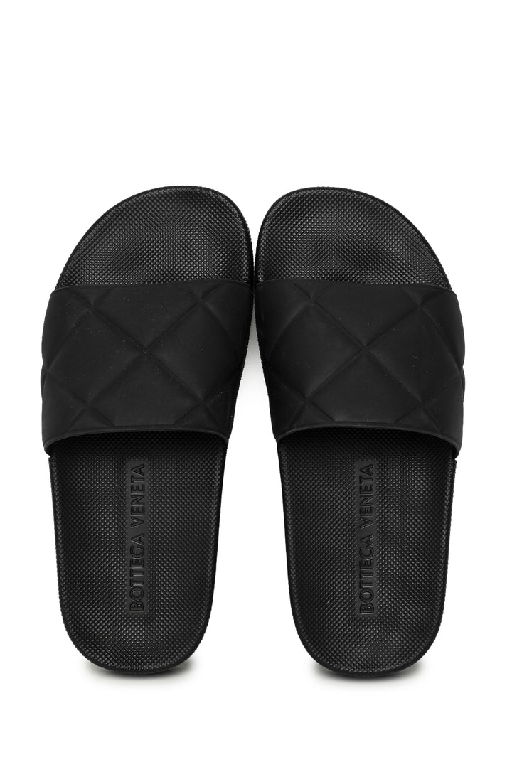 Bottega Veneta Size 35 Quilted Slide Sandals