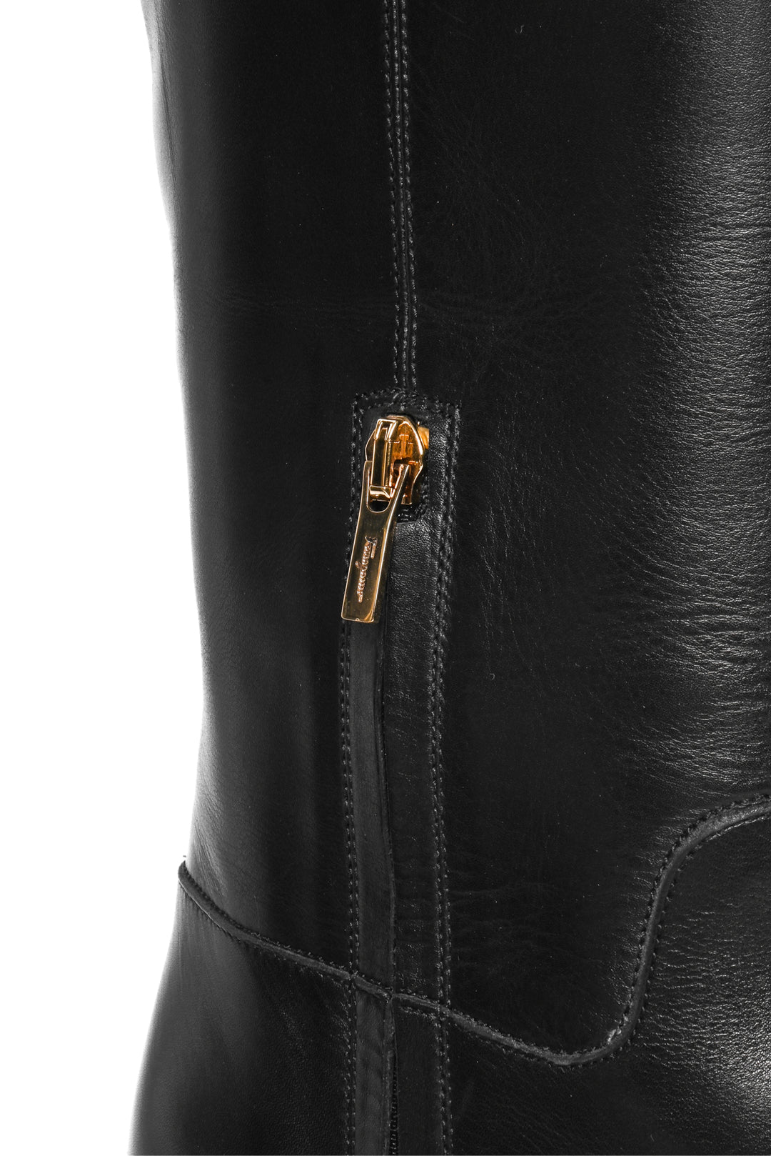 Salvatore Ferragamo Size 9 Liam Leather Knee Length Boots