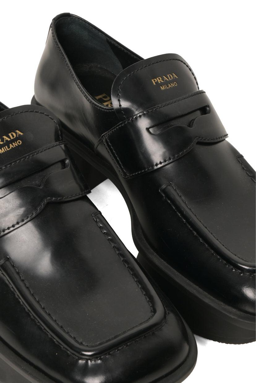 Prada Size 37 Re-Edition Spring-Summer 1999 Equal Brushed Leather