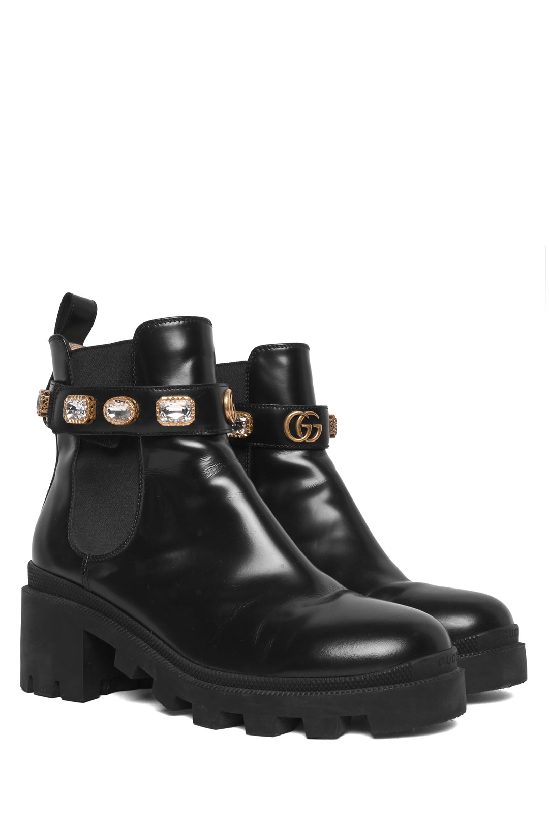 Gucci Trip Jewle Size 39.5 Ankle Boots