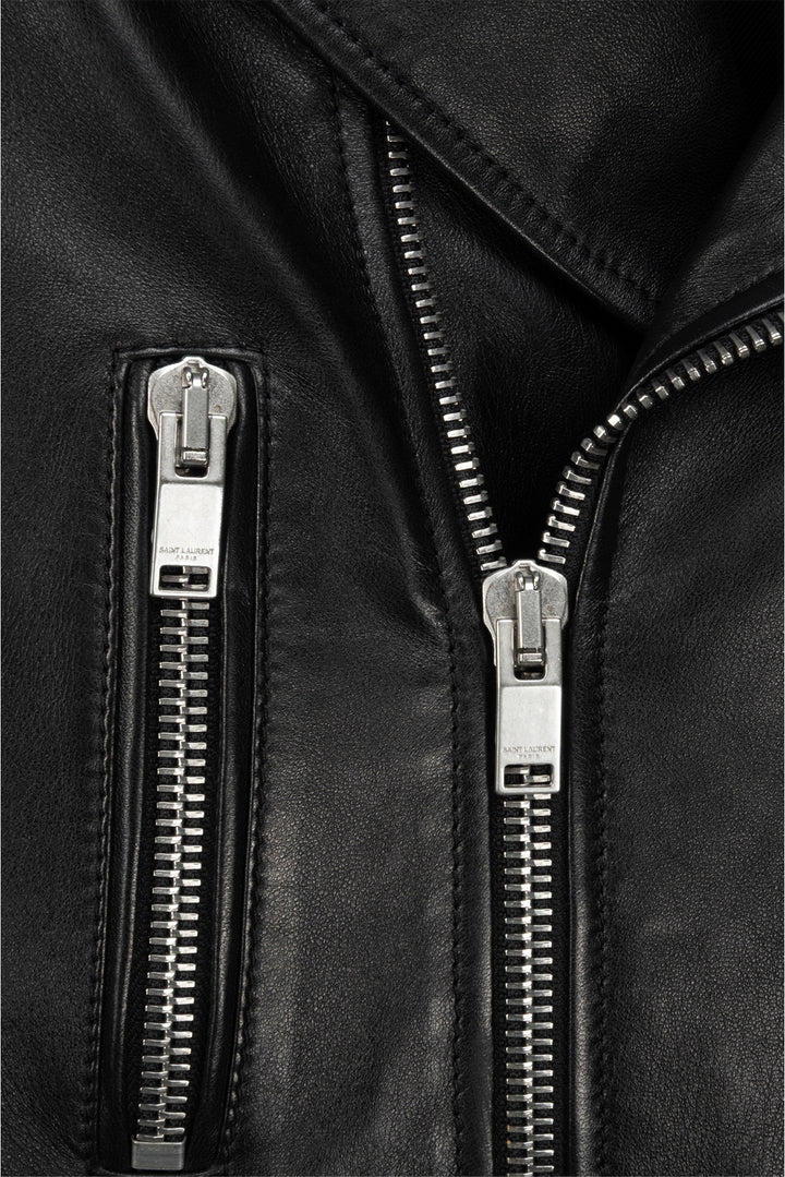 Saint Laurent Size 36 2016 Lamb Leather Moto Jacket