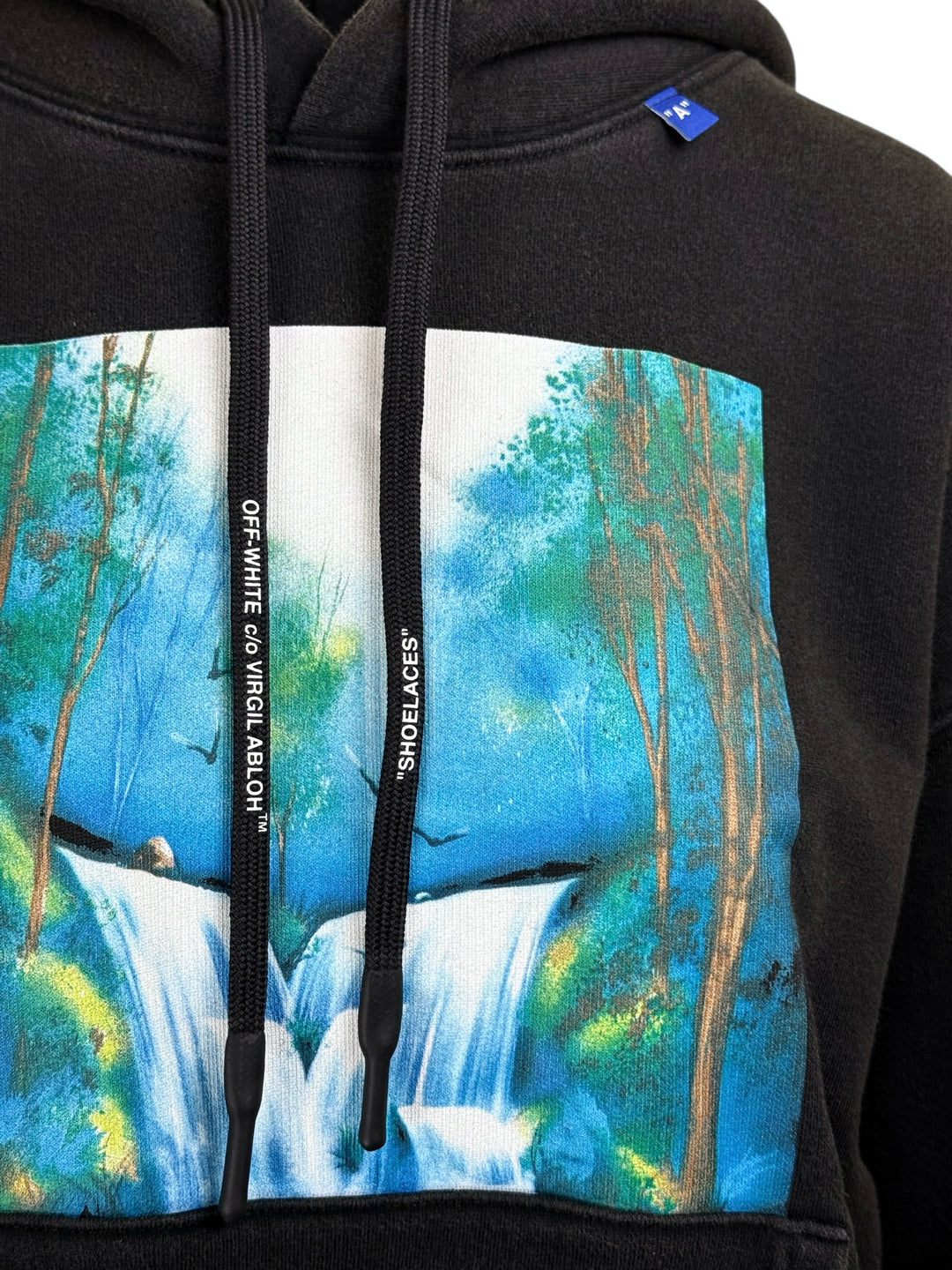 OFF-WHITE Size S Men's Diagonal Waterfall Hoodie