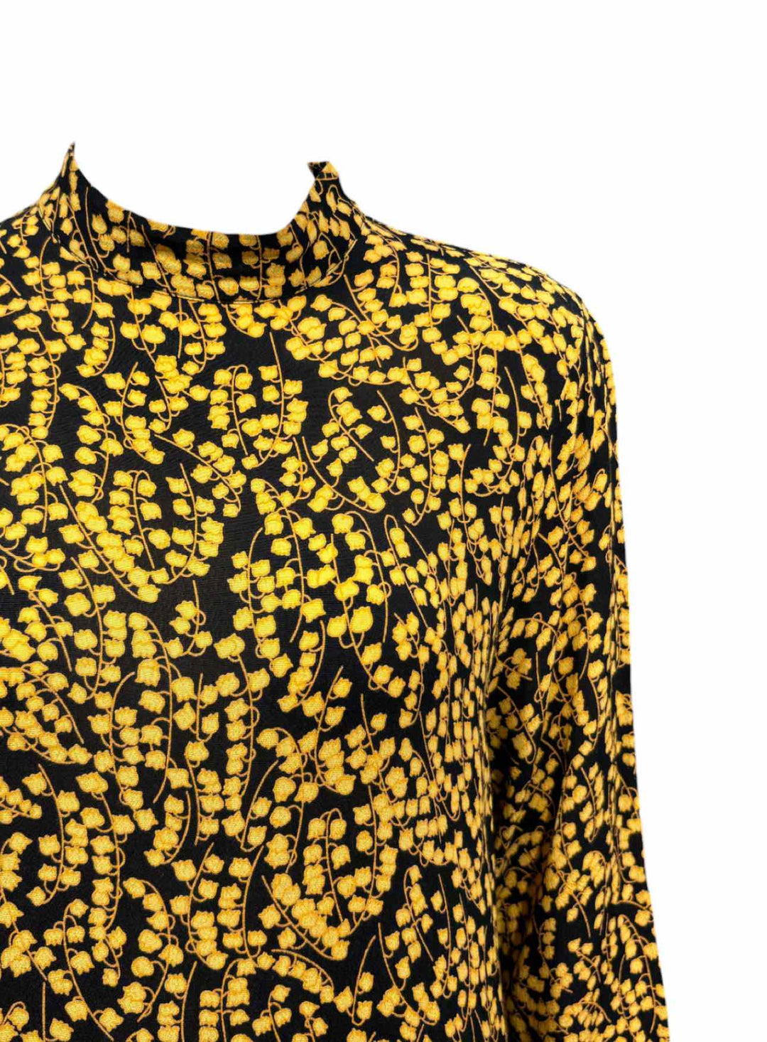 Ganni Size 38 Floral Viscose Dress