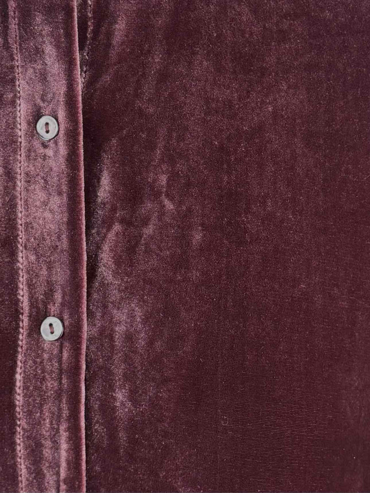 Eileen Fisher Size S Velvet Button Up Dress