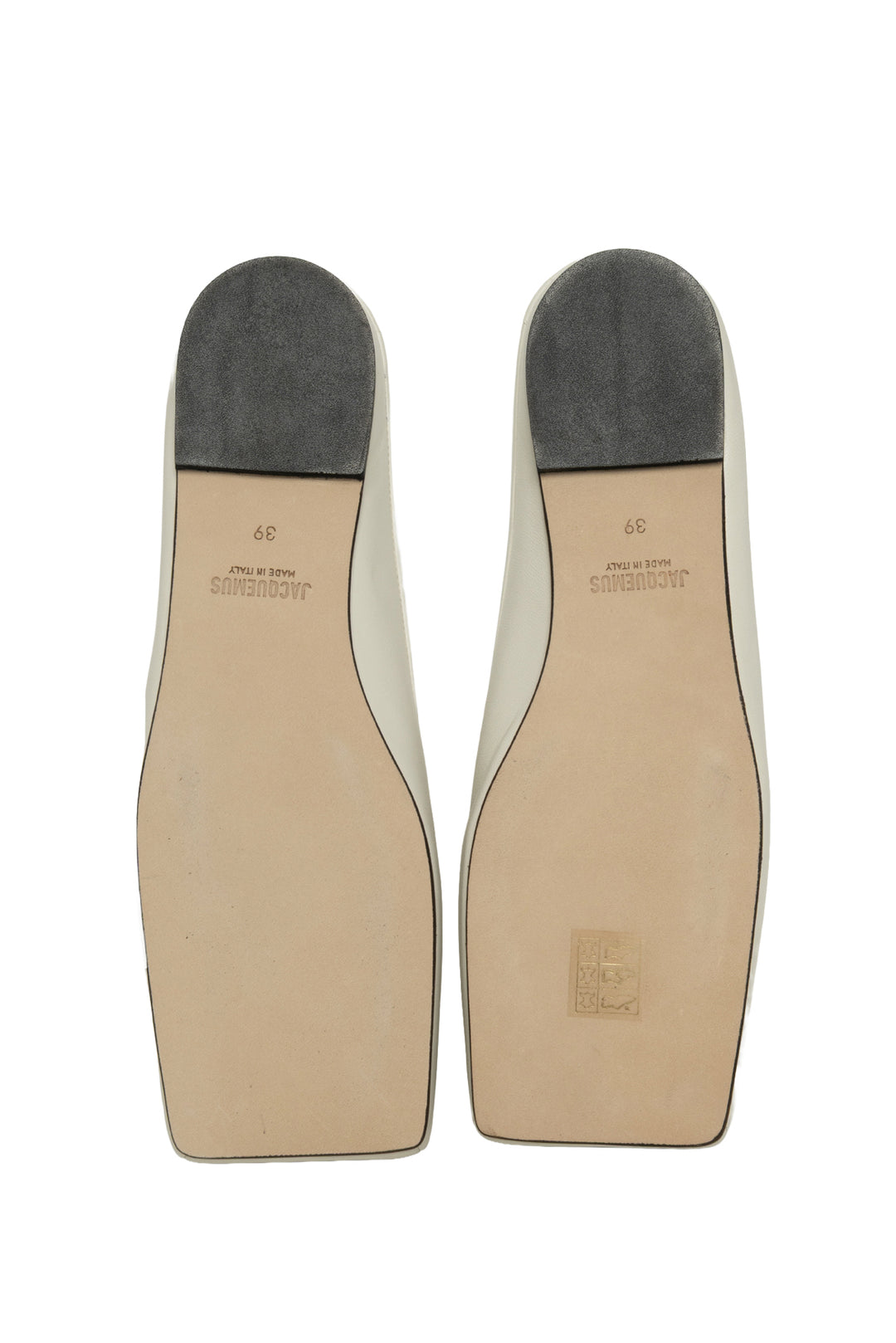 Jacquemus Size 39 Square Toe Flat Ballet Mules