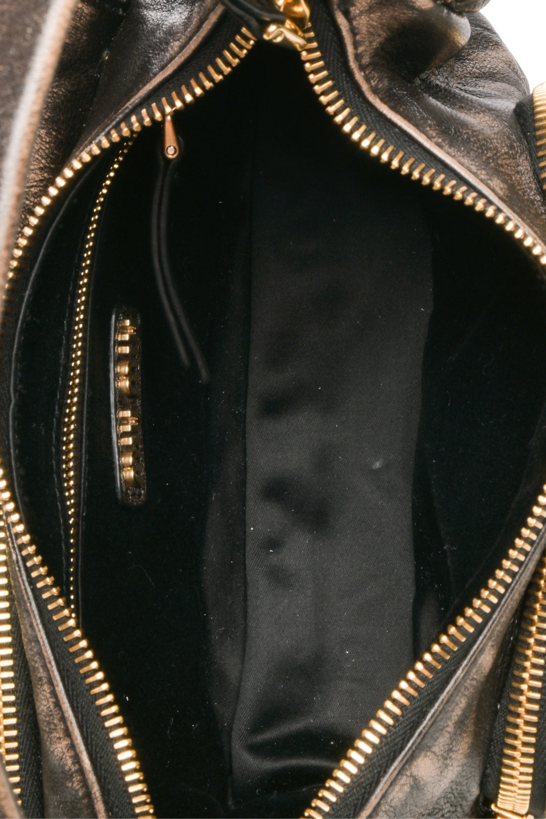 Miu Miu Pocket Nappa Leather Shoulder Bag