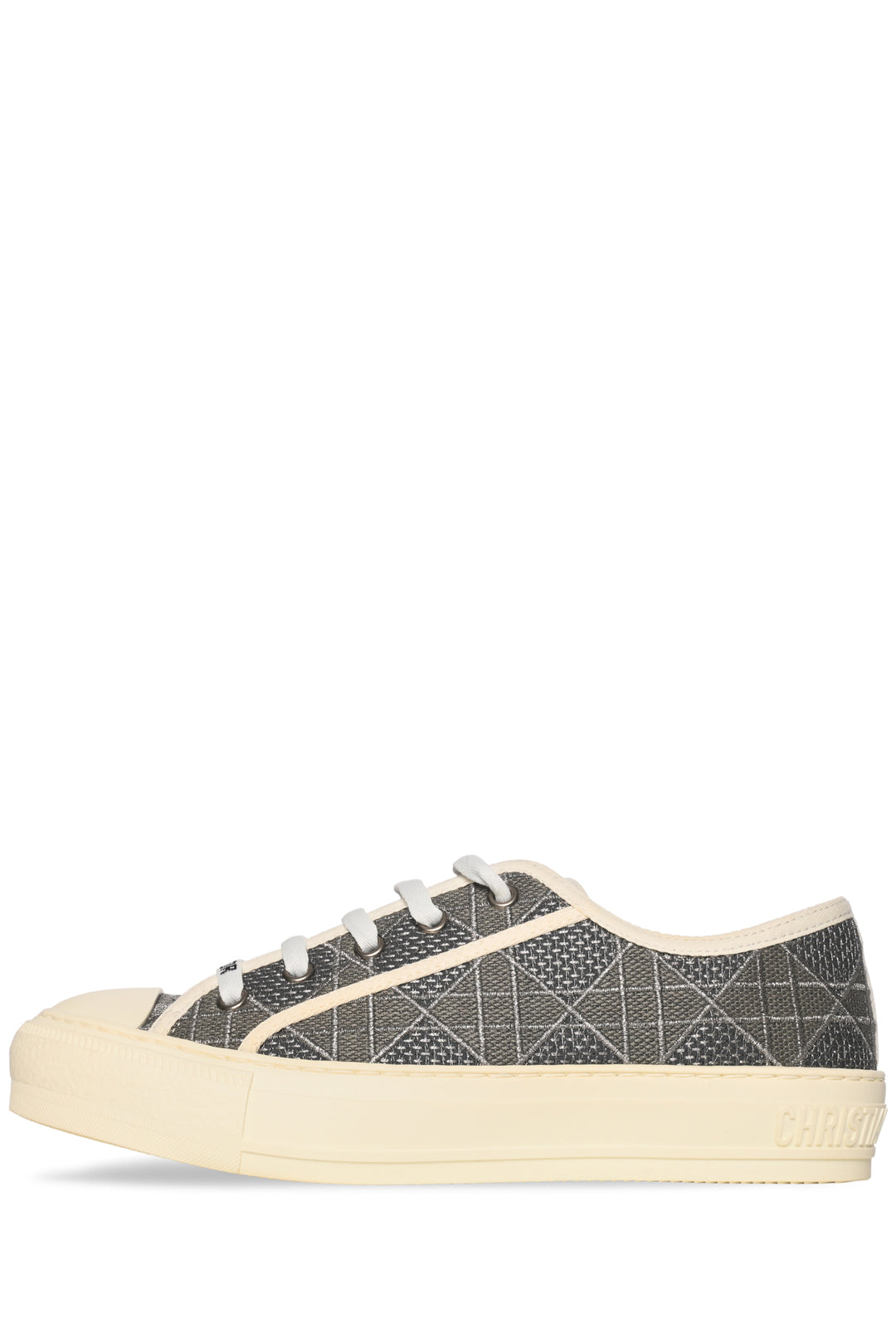 Dior Size 37.5 Laminated Canna Walk'N'Dior Sneaker