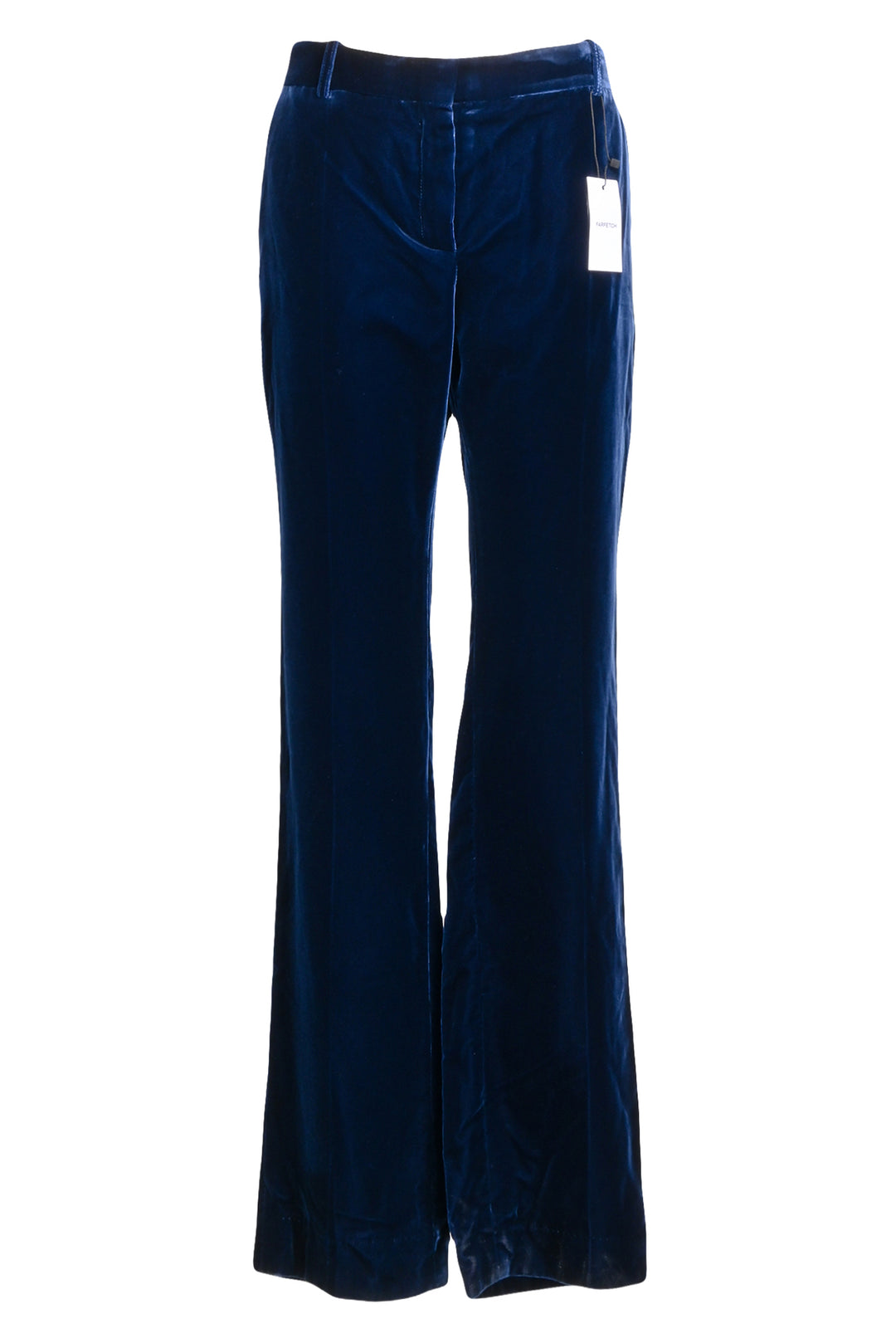 Nina Ricci Size 42 Fluid Velvet Straight Pants