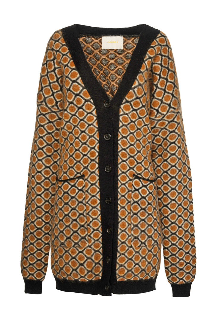 La Double J Size M Mohair Blend Cardigan Coat