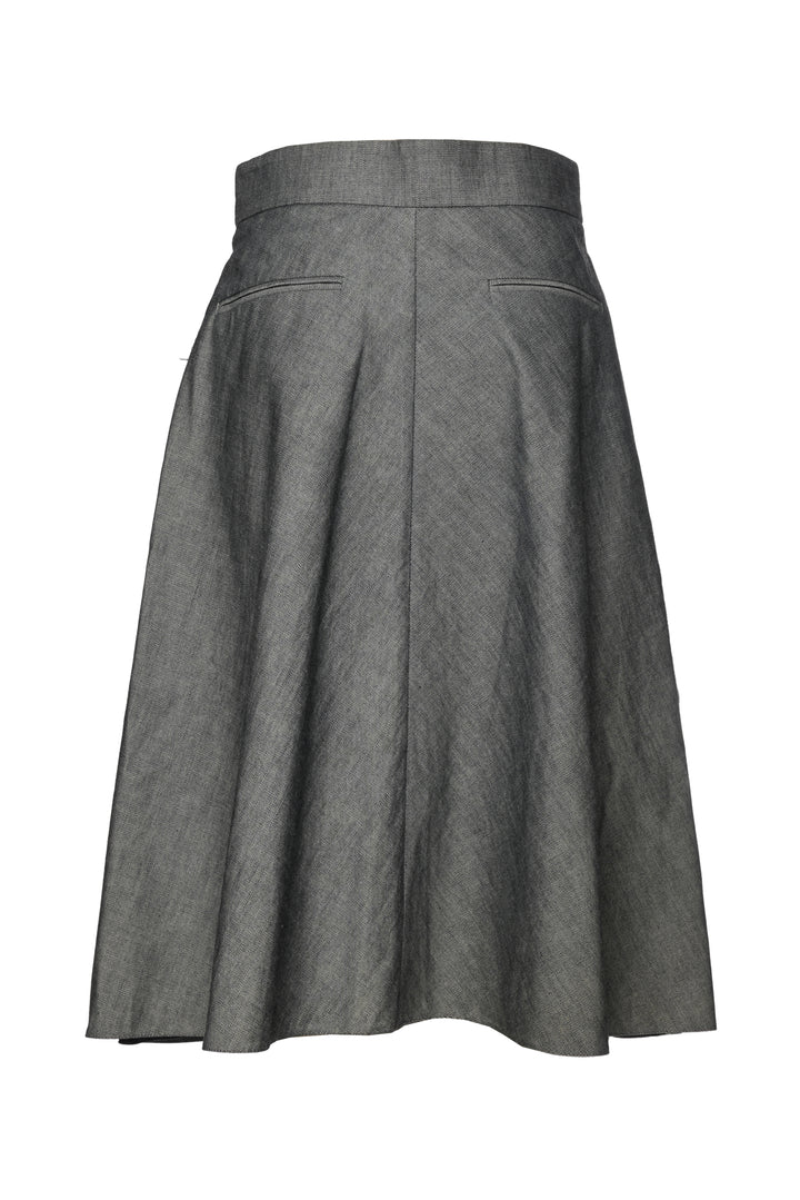 Marni Size 4 Pleated Midi Skirt