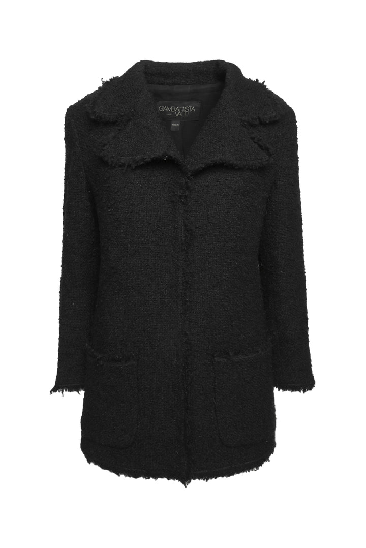 Giambattista Valli Size M Button-Up Tweed Jacket