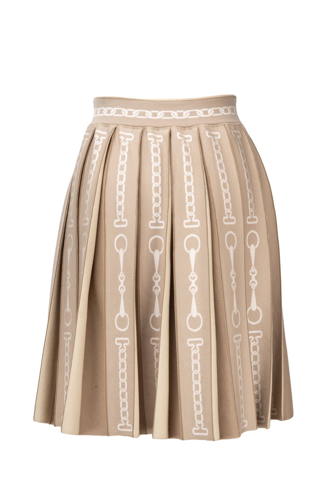 Hermes Size 6 "Effet Kaleidoscope" Pleated Mini Skirt