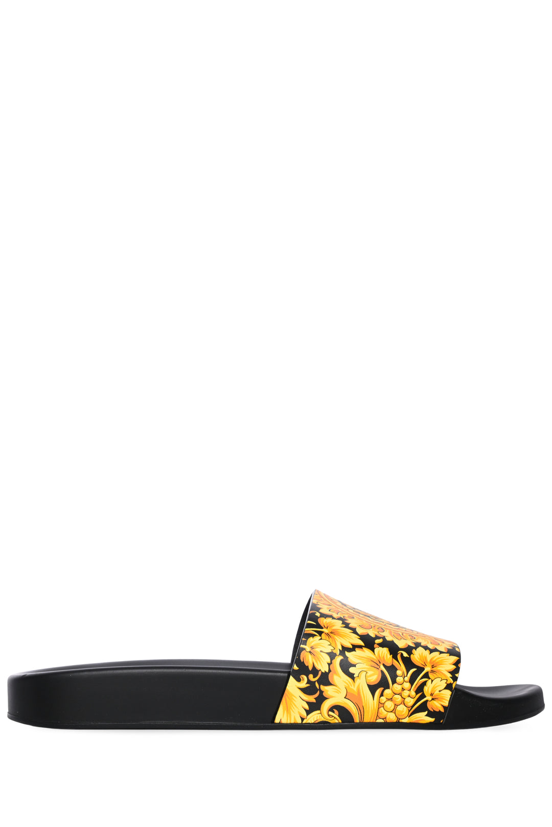 Versace Size 39 Baroque Printed Slip-on Slides