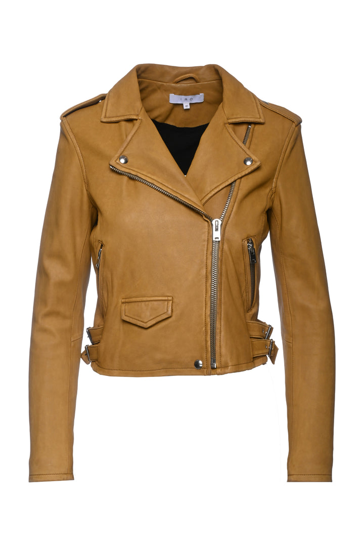 Iro Size 8 Ashville Leather Biker Jacket