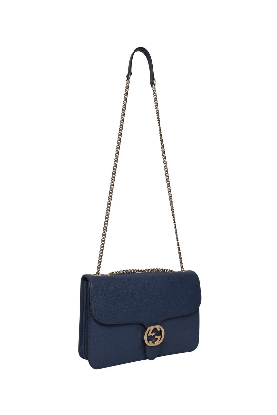 Gucci Gucci Dollar Calfskin Interlocking G Shoulder Bag