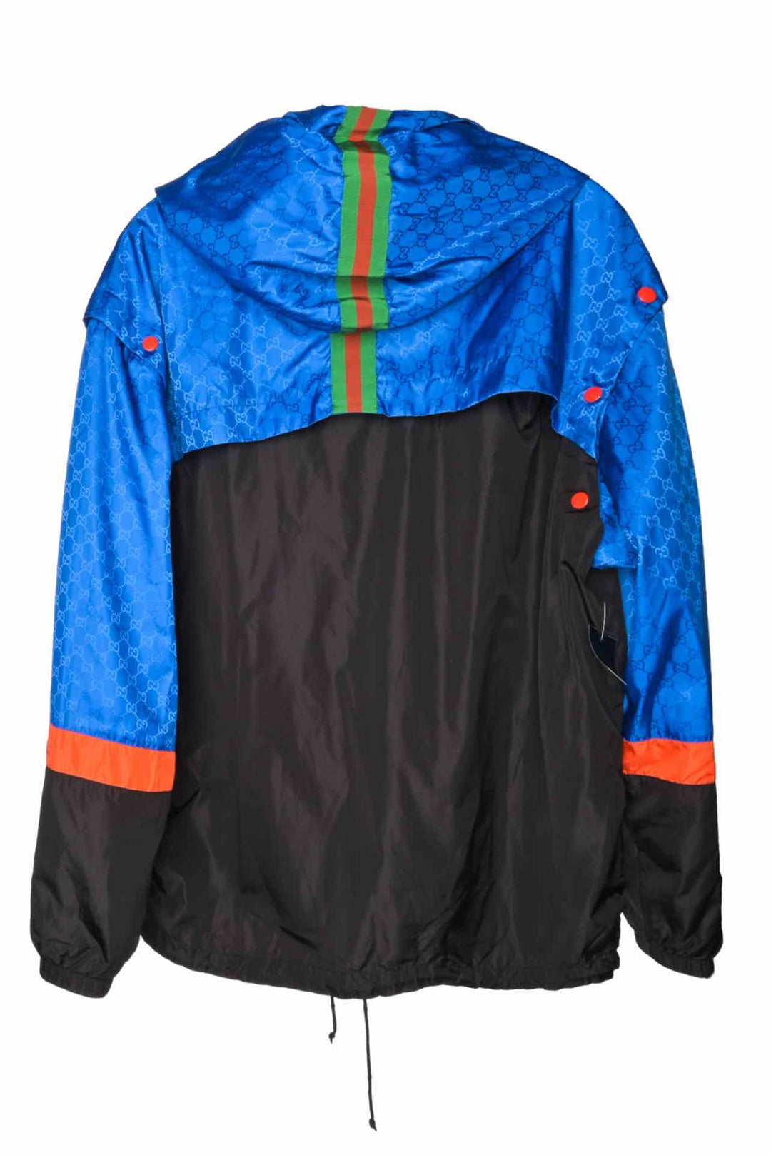 Gucci Size S Men's GG Nylon Hooded Windbreaker Jacket