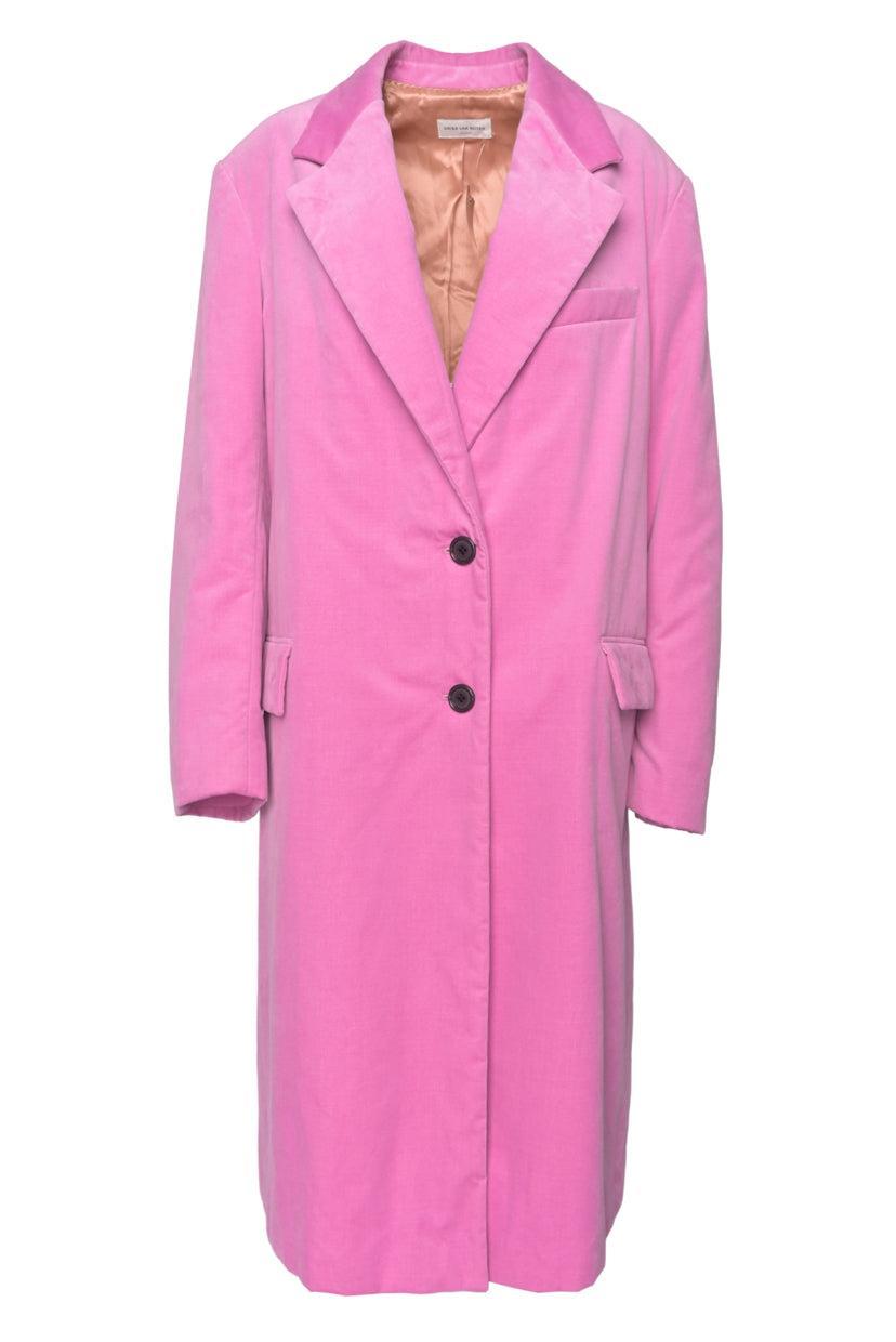 Dries Van Noten Size M Velvet Robs Coat
