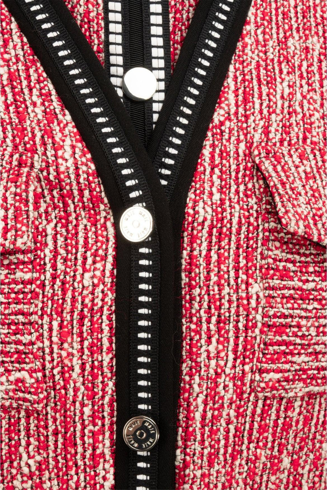 maje Size S Renati Tweed Cardigan & Mini Dress Set