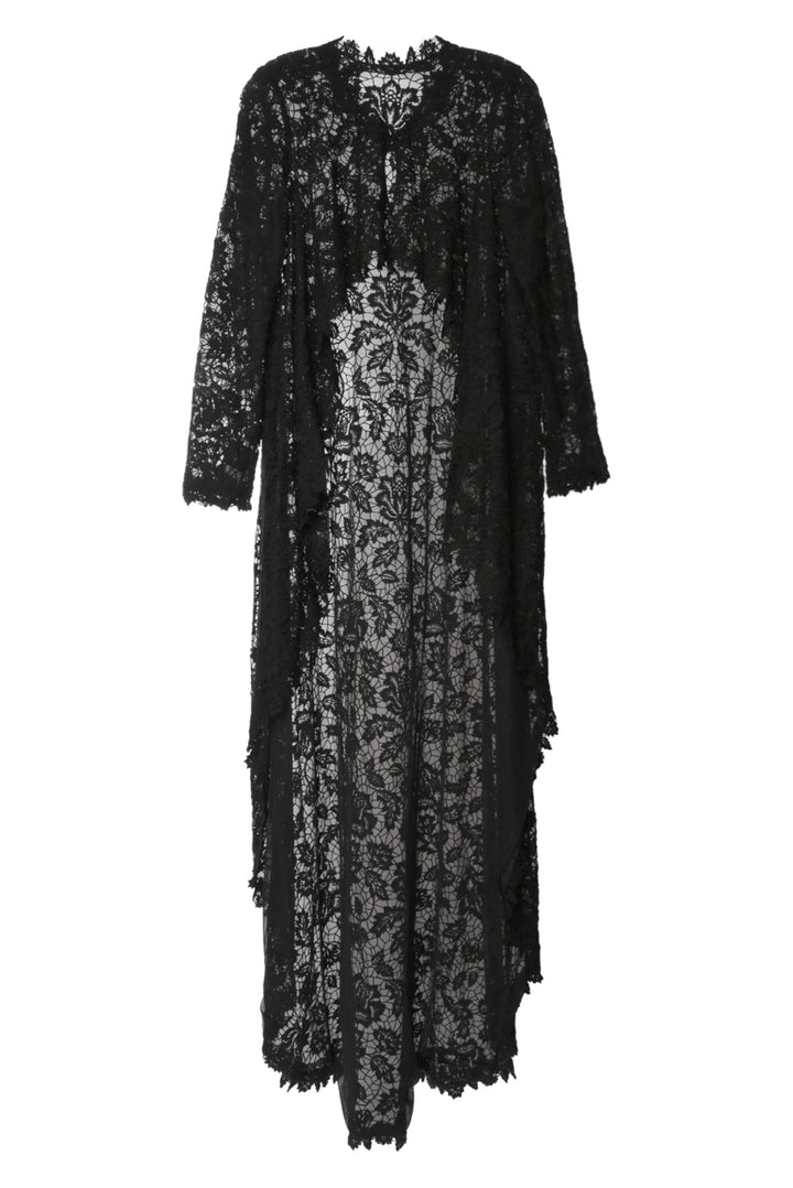 Tadashi Shoji Size XL Cardea High-Low Lace Cape