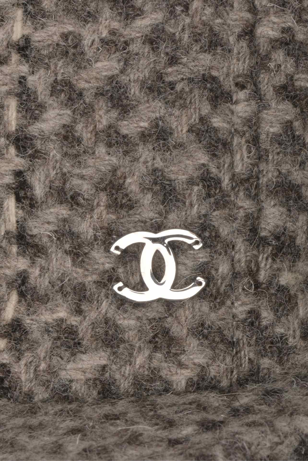 Chanel Size OS Wool Tweed Cap