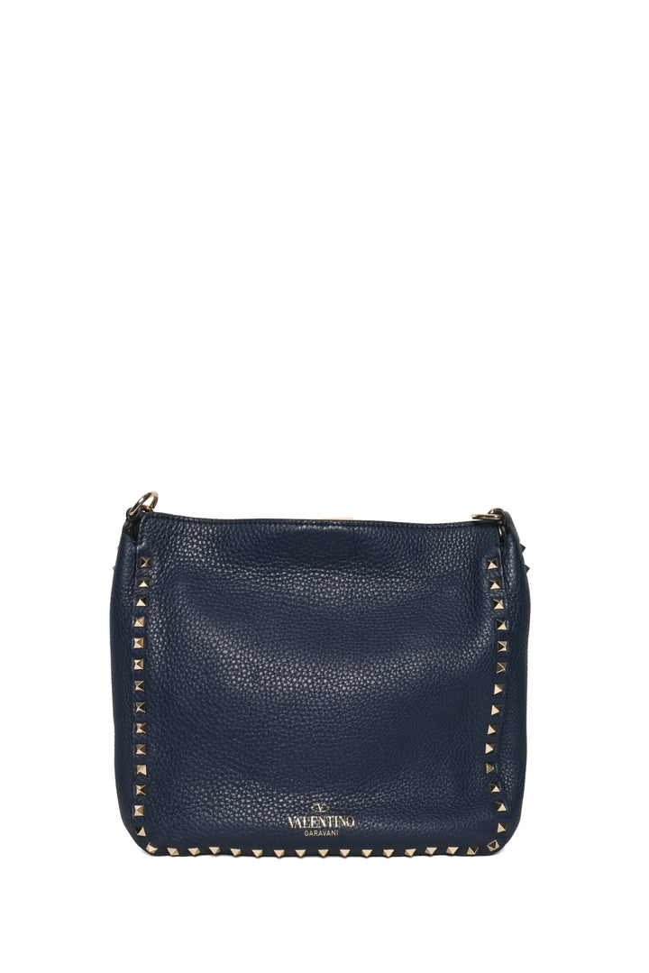 Valentino Rockstud Flip-Lock Messenger Bag