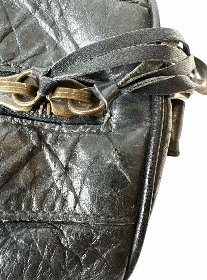 Balenciaga Black Leather City Bag Purse