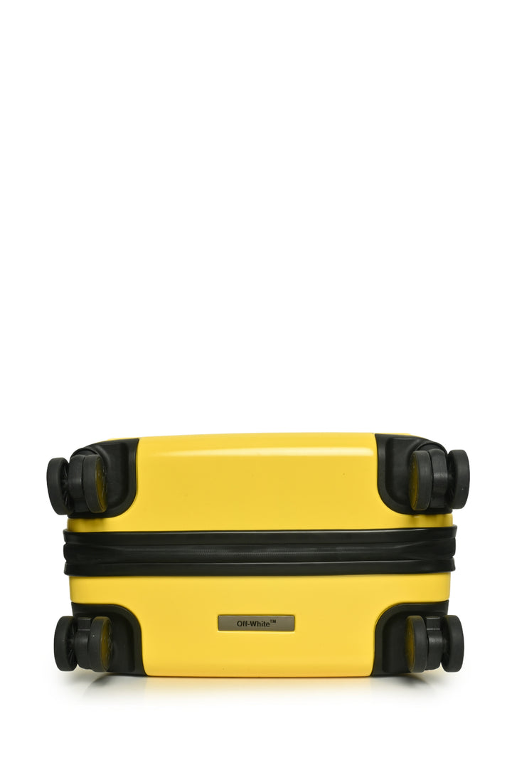 Off White Arrow Trolley Suitcase