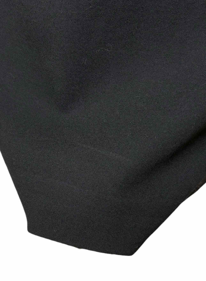 Valentino Size 40 Black Wool Sleeveless Dress