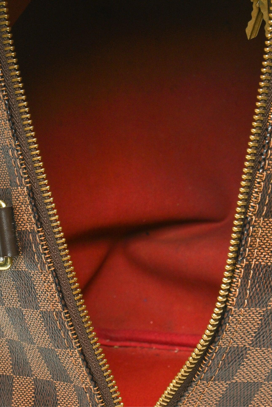 Louis Vuitton 2016 Damier Ebene Coated Canvas Speedy 30 Purse