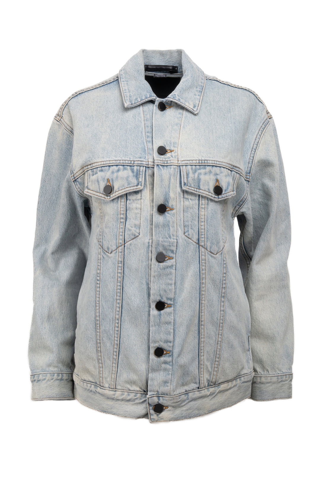 Alexander Wang Size XS Distressed Denim Jacket