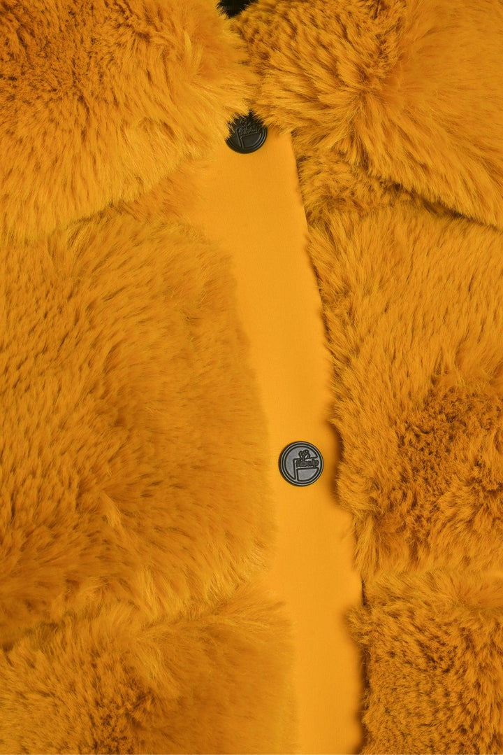Fusalp Size 36  Faux Fur Quilted Jacket