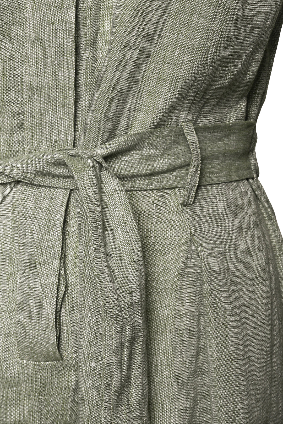 Peserico Size 42 Linen Jumpsuit