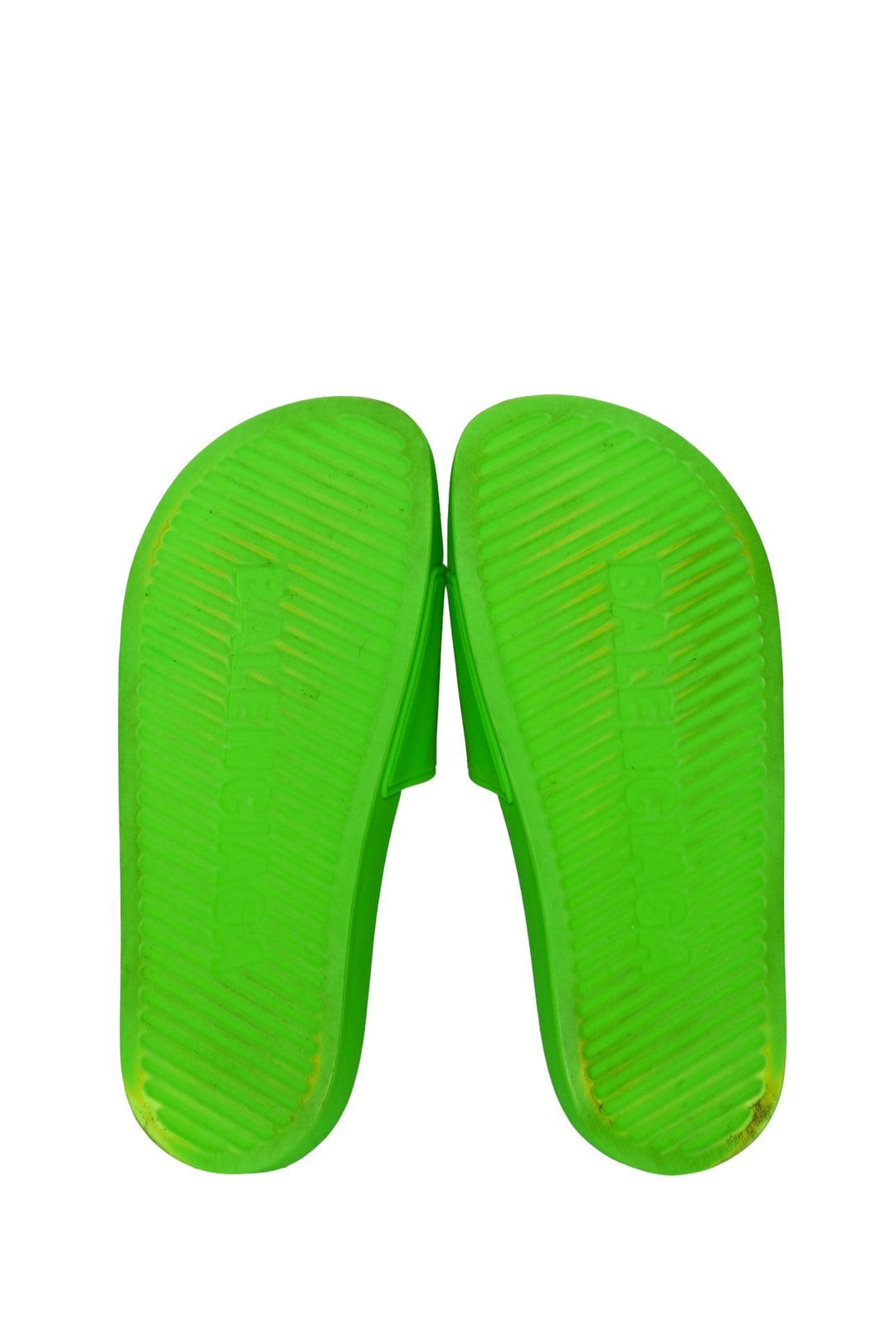 Balenciaga Size 7 Logo Pool Slide Sandals