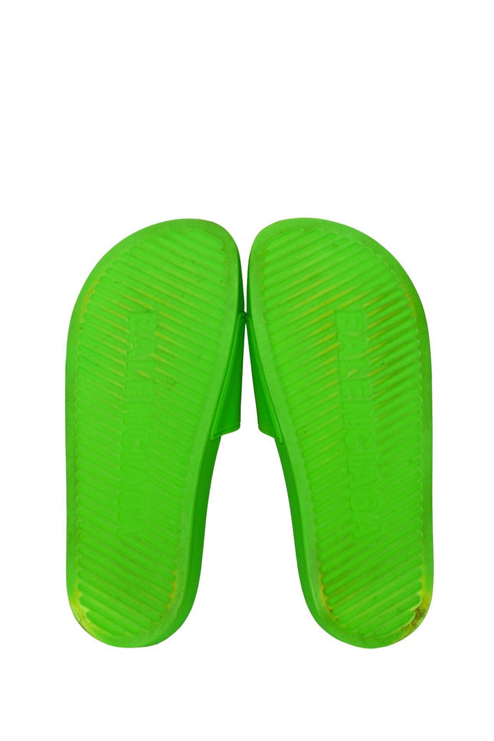 Balenciaga Size 7 Logo Pool Slide Sandals