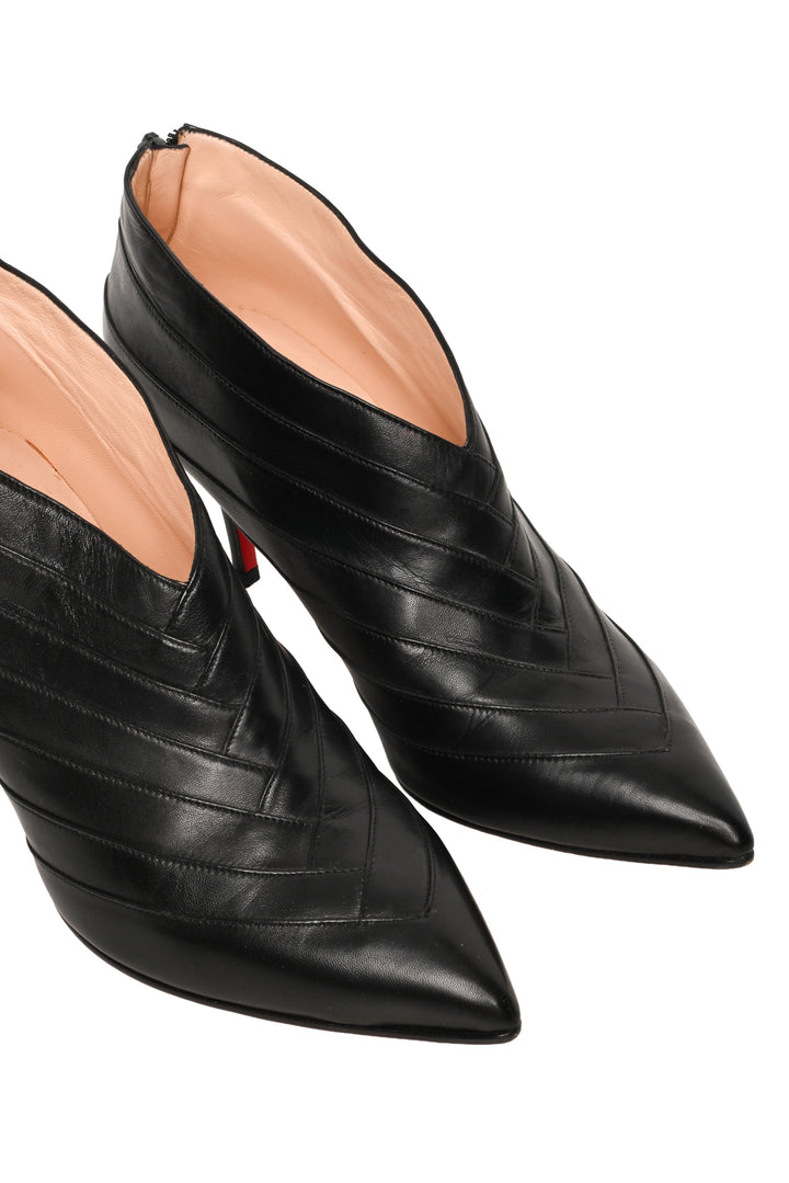Christian Louboutin Size 39 Cajole Leather Ankle Boots