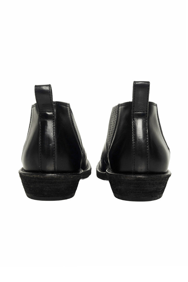 Haider Ackermann Size 39.5 Laser Cut Low Chelsea Boot