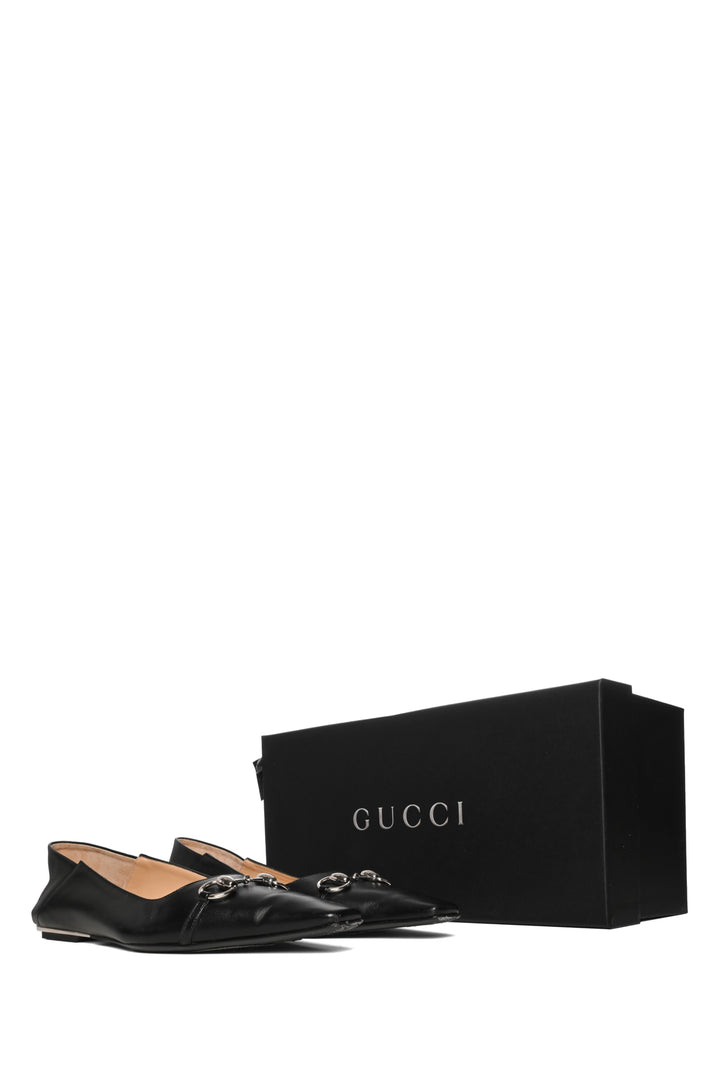 Gucci Size 36.5 Vittoria Ballerina Flats