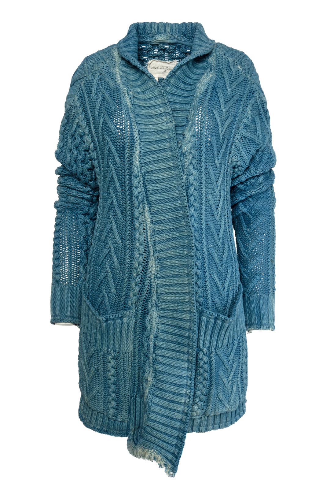 Greg Lauren Size 1 Fisherman Cardigan