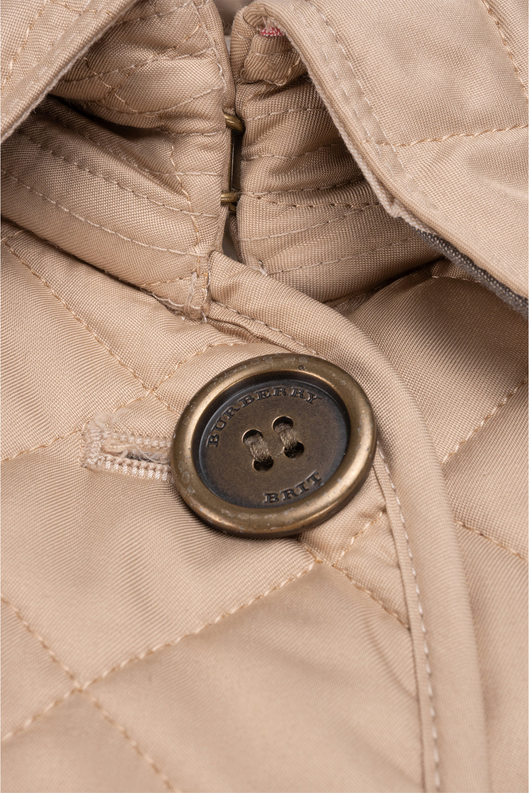 Burberry Brit Size XL Quilted Button-Up Jacket