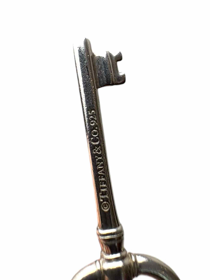 Tiffany & Co Silver Key Pendant Necklace