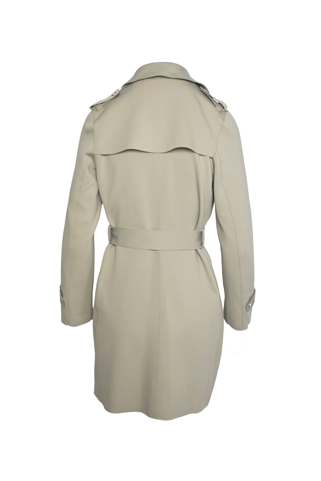 Harris Wharf London Size 44 Mid Length Trench Coat