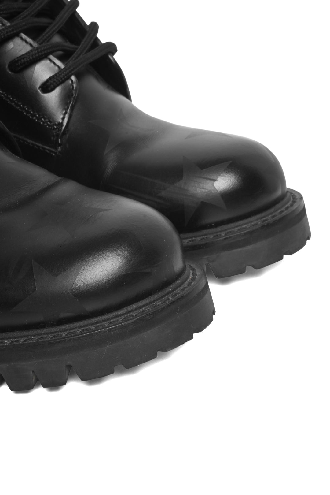 Valentino Size 35.5 Stars Combat Ankle Boots