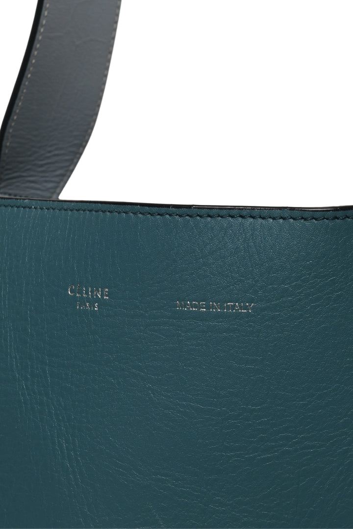 Celine Leather Twisted Cabas Tote