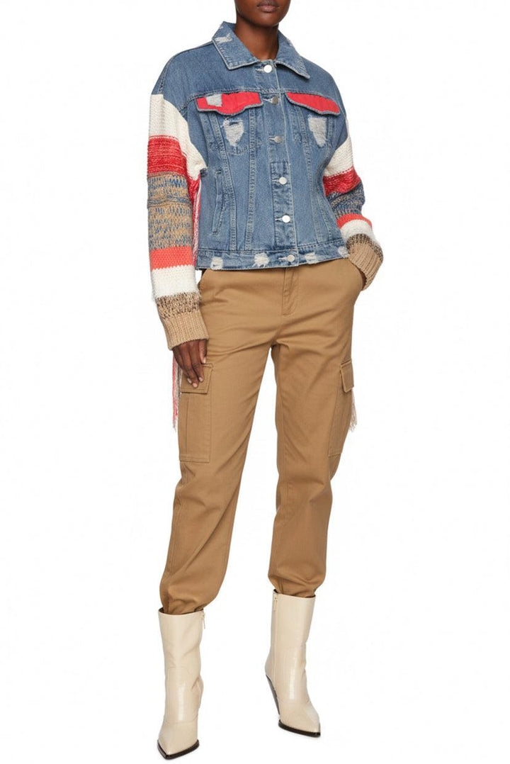 Wren + Glory Size S Simple Thoughts Denim Jacket