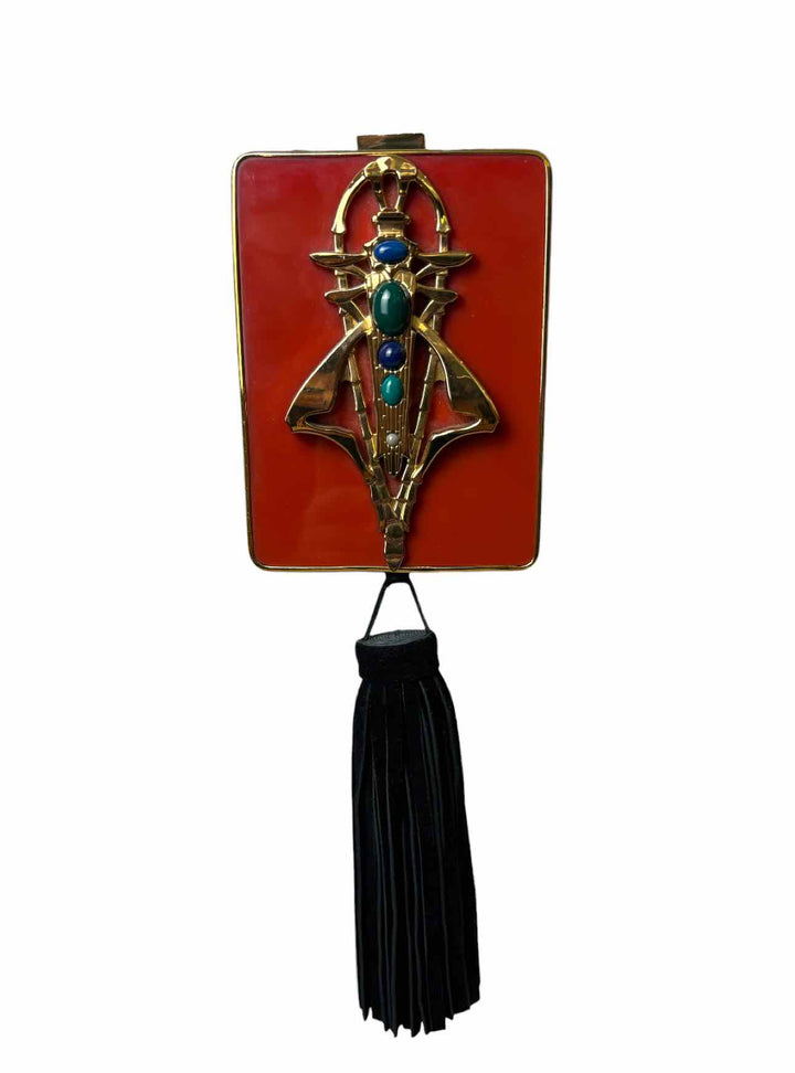 Tory Burch Adele Embellished Minaudiere Clutch Purse