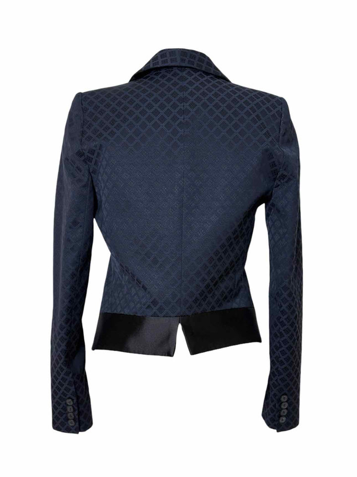 Smythe Size 4  Argle Pattern Poly Blazer